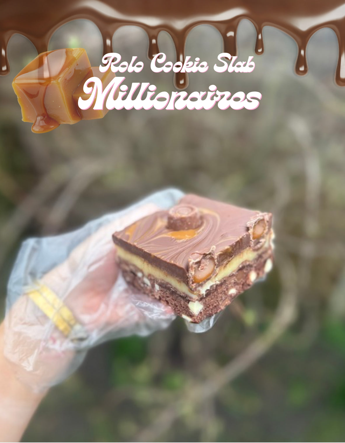 Rolo millionaires cookie slice
